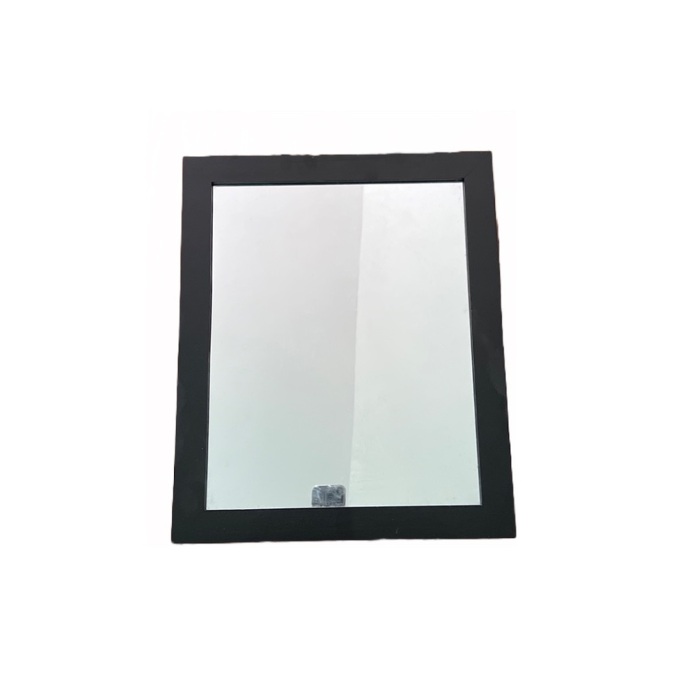 Jewelry organizer black and mirror rectangle.